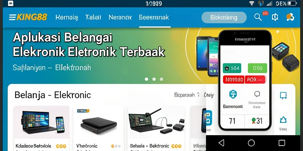 Tampilan antarmuka KING88 yang modern dan mudah digunakan.