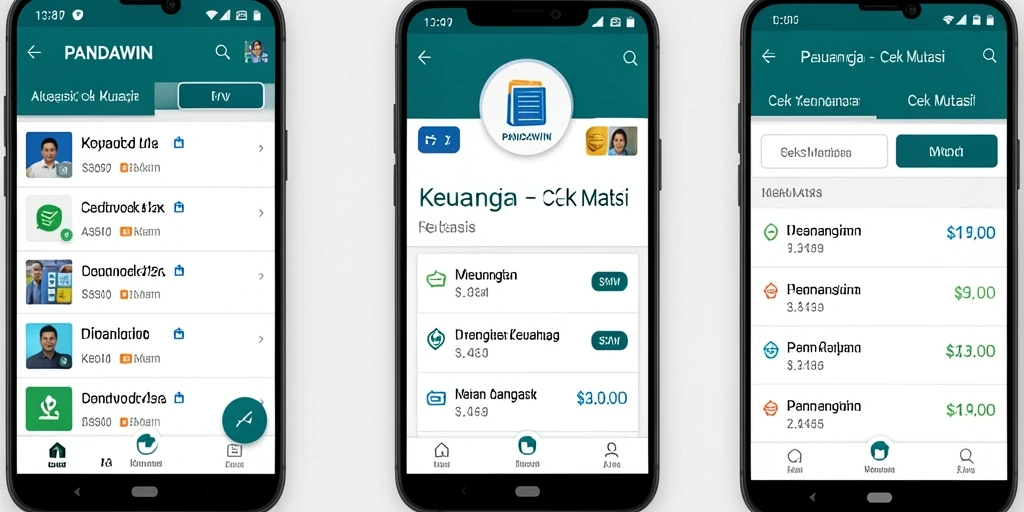 Screenshot tampilan antarmuka aplikasi Cek Mutasi PANDAWIN.